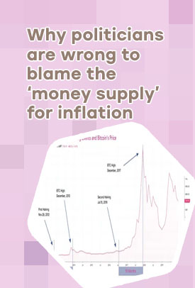 Bitcoin inflation misguided fear money creation