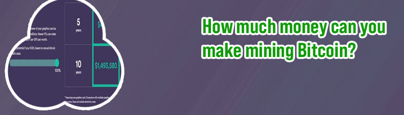 How much can you make mining crypto