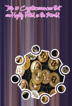 Top ten cryptocurrencies
